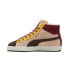 Фото #3 товара Puma Lemlem X Suede Mid Lace Up Womens Beige Sneakers Casual Shoes 39662902