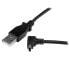 Фото #4 товара StarTech.com 1m Mini USB Cable - A to Up Angle Mini B - 1 m - USB A - Mini-USB B - USB 2.0 - Male/Male - Black