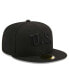 Фото #1 товара Men's Black USMNT Text 59fifty Fitted Hat