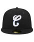 ფოტო #4 პროდუქტის Men's Black Chicago White Sox Raceway 59FIFTY Fitted Hat