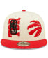 Men's Cream and Red Toronto Raptors 2022 NBA Draft 9FIFTY Snapback Adjustable Hat