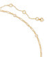 Фото #2 товара Gold-Tone One In a Million Chain & Stone Necklace, 16" + 3" extender