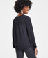 Фото #5 товара Блузка I.N.C. International Concepts женская с завышенной линией горловины, создана для Macy's