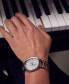 ფოტო #5 პროდუქტის Men's Latin Grammy Futuro Two-Tone Stainless Steel Bracelet Watch 42mm