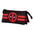 Фото #2 товара DISNEY Deadpool Lines-Triple Eco Pencil Case