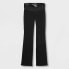 Women's High-Rise Adaptive Bootcut Jeans - Universal Thread Black 8