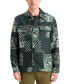 Фото #1 товара Men's Patchwork Jacquard Overshirt