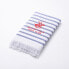 Bath towel Beverly Hills Polo Club Blue White 100% cotton 80 x 165 cm