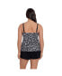 ფოტო #2 პროდუქტის Women's Super Sleek Ruffle Faux Shortini Swimsuit