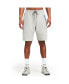 ფოტო #3 პროდუქტის Men's Gray Wordmark Fleece Shorts