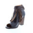 Фото #8 товара Bed Stu Olivia F386008 Womens Brown Leather Zipper Strap Heels Shoes