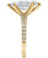 ფოტო #4 პროდუქტის Certified Lab Grown Marquise Diamond Split Shank Engagement Ring (3-1/3 ct. t.w.) in 14k Gold