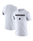 Men's White Providence Friars On Court Bench T-shirt