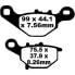 EBC SFA-HH Series SFA396HH Sintered Brake Pads