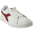 Фото #2 товара Diadora Game L Low Waxed Mens White Sneakers Casual Shoes 160821-C6313