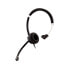 Фото #6 товара V7 Deluxe Mono Headset - boom mic - Adjustable Headband for PC - Mac - Laptop Computer - Chromebook - Black - 3.5mm connector - Headset - Head-band - Office/Call center - Black - Silver - Monaural - In-line control unit