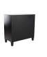 Modern Rectangular Wooden Crescent Moon Cabinet