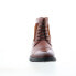 English Laundry York EL2476B Mens Brown Leather Lace Up Casual Dress Boots