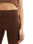 Фото #4 товара Fila flared leggings in brown