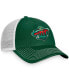 Фото #4 товара Men's Green Minnesota Wild Core Primary Logo Trucker Snapback Hat
