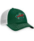 ფოტო #4 პროდუქტის Men's Green Minnesota Wild Core Primary Logo Trucker Snapback Hat