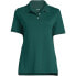 Фото #3 товара Women's School Uniform Tall Short Sleeve Interlock Polo Shirt