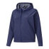 Фото #3 товара Puma Train Favorite Fleece Full Zip Jacket Womens Blue Casual Athletic Outerwear