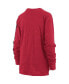 ფოტო #5 პროდუქტის Women's Red Georgia Bulldogs Plus Size Two-Hit Canyon Long Sleeve T-shirt