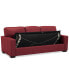 Фото #52 товара Ennia 82" Leather Queen Sleeper Sofa, Created for Macy's