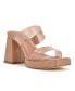 ფოტო #1 პროდუქტის Women's Tilah Square Toe Block Heel Dress Sandals