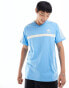 adidas Originals panel t-shirt in blue