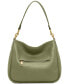 Soft Pebble Leather Cary Shoulder Bag with Convertible Straps