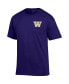 ფოტო #3 პროდუქტის Men's Purple Washington Huskies Stack 2-Hit T-shirt