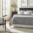 Фото #3 товара 3pc King Washed Loop Stripe Duvet Cover Bedding Set Gray - Hearth & Hand with