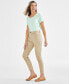 Фото #4 товара Women's Mid Rise Curvy-Fit Skinny Jeans, Created for Macy's