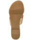 ფოტო #5 პროდუქტის Women's Geeya Raffia Criss Cross Strap Flat Slide Sandals
