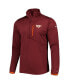 Фото #3 товара Men's Maroon Virginia Tech Hokies Park View Omni-Wick Half-Zip Top