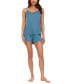 ფოტო #1 პროდუქტის Stacy Solid Cami Short Set