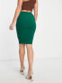Фото #4 товара ASOS DESIGN Tall high waist pencil skirt in green