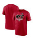 Men's Scarlet San Francisco 49ers 2023 NFC Champions Iconic T-shirt