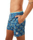 Фото #3 товара Men's The Fan Outs Quick-Dry 5-1/2" Swim Trunks with Boxer-Brief Liner