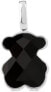 Silver bear pendant with onyx 015434500