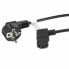 Power Cord Lanberg Black 2 m