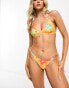 Фото #8 товара Kulani Kinis Full coverage tie side bikini bottom in Rumba Rose floral print