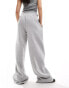 Фото #2 товара ASOS DESIGN wide leg cocoon jogger in grey marl