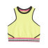 Puma Lemlem Crop Tank Womens Yellow Casual Athletic 52396040