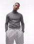 Фото #1 товара Topman essential roll neck in charcoal