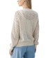 Фото #2 товара Women's Stepping Out Cotton Open-Knit Bomber Jacket