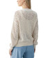 ფოტო #2 პროდუქტის Women's Stepping Out Cotton Open-Knit Bomber Jacket