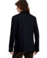 Фото #2 товара Men's Ashton Striped Peak-Collar Jacket